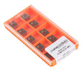 Accusize Industrial Tools Ccmt32.51-P3 Cvd Coated Carbide Inserts, 10 Pcs/Box, Black and Yellow, 2200-1014
