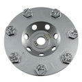 6" PCD Grinding Wheel for Epoxy, Glue, Mastic and Paint, 7 Crushed Chip PCD Segments, Hilti DG150 Arbor