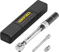 AEROFORCE 1/4-inch Drive Click Torque Wrench set（4-20Lb.ft/5.4-27.2Nm) with 4 inch Extension Bar and a 1/4" to 3/8" Adapter,Small Torque Wrench for Bike, Motorcycle and Car Repair