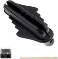 Center Scriber, Multifunction Magnetic Center Finder Tool, Woodworking Offset Marking Gauge for Carpentry with Hexagonal Pencil, Pencil Sharpener, Magnetic Scriber (Black)