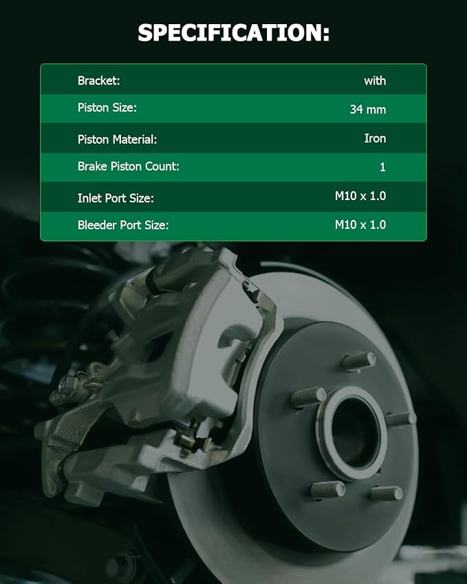 SCITOO Rear Left Brake Caliper With Bracket 19B3101 Fit For Hyundai For Sonata 06-08,For Hyundai For Tucson 05-09,For Kia For Magentis 07-10,For Kia For Optima 06-10,For Kia For Sportage 05-10