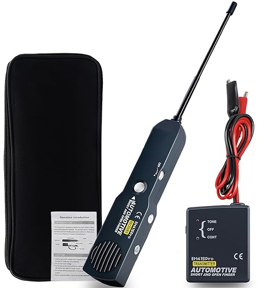 Automotive Electrical Open and Short Finder Circuit Tester Wire Tracker Circuit Breaker Finder DC 6-42V Probe Automotive Circuit Tracer Car Diagnostic for Car, Boat, Trailer EM415 Pro