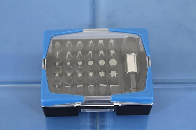 31 pc Impact Ready Security Screwdriver Bit Set Kit with Quick Release Chuck