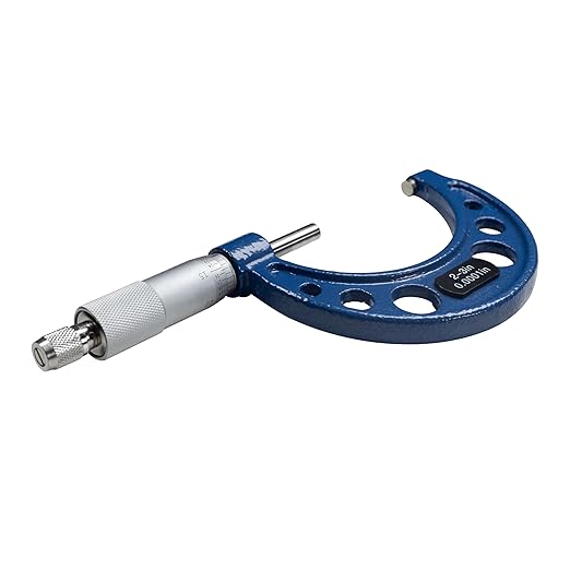 HFS(R) 2-3" Outside Micrometer with 0.0001" Accuracy, Carbide Anvil and Laser-Etched Scale