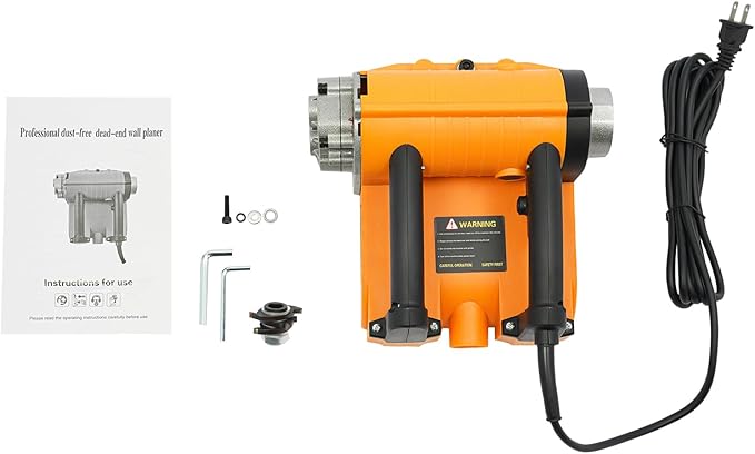 4580W Concrete Planer Electric Wall Planer Handheld Power Planer Wall Machine Planing Adjustable Depth 1-4mm for Drywall and Plaster Homes,Decoration Industries,Construction Sites
