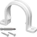 20 Set PVC conduit pipe strap clamps Φ32 MM - SCH 1 IN,Two Hole plastic pipe clips