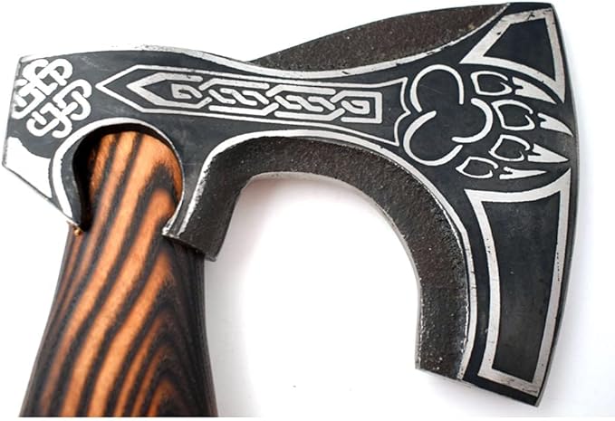 Medieval Warrior Custom Handforged Handmade Tomahawk Viking Hatchet | Camping | Hunting Axe