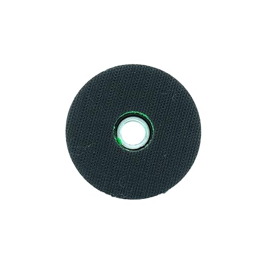 3D 3” Green Rotary Backing Plate | 5/8” Thread | Hook and Loop System | Flexible Backing Pad for Rotary Polisher | Sanding, Polishing, Buffing | Professional Grade