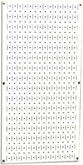 Wall Control Pegboard 32in x 16in White Metal Pegboard Tool Board Panel