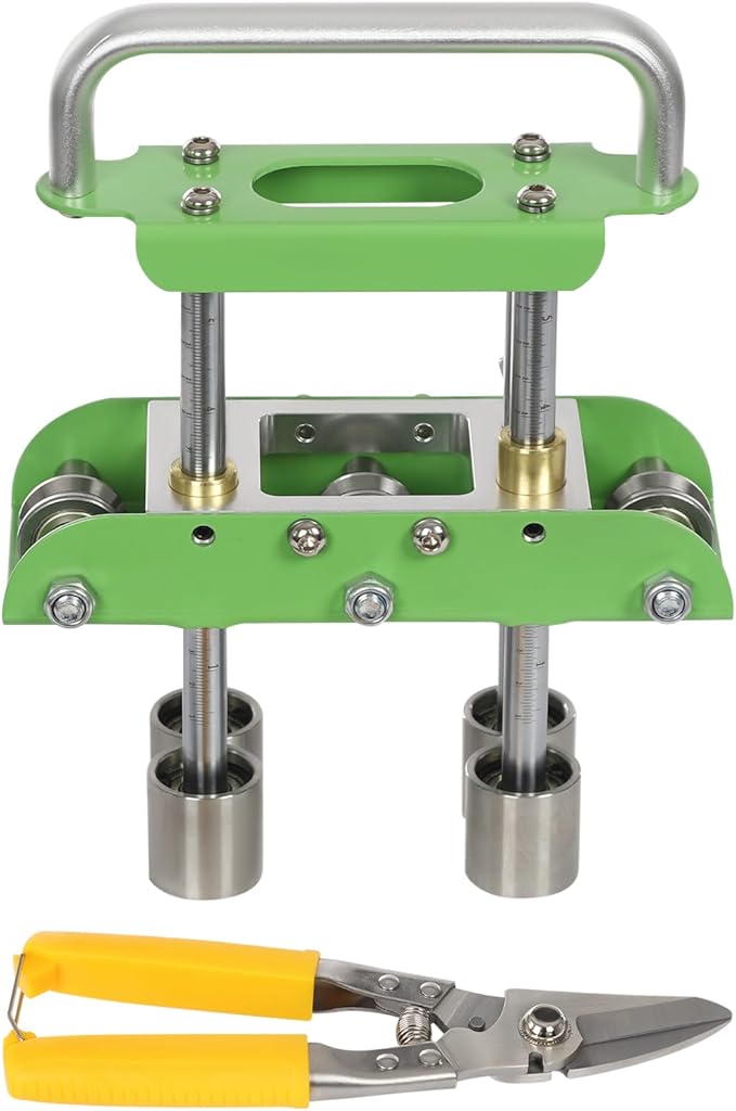 Roller Bender, 0-90°Bending Angle Metal Bending Tool, Steel Aluminum Copper Plate Metal Roller Bending Tool for Various Metal Roofing (Green)