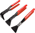 BILITOOLS 3-Piece Hand Seamer Sheet Metal Tools, Sheet Metal Bending Pliers Set Straight, 45° & 90° Bending Tool Comfort with Grip Handle