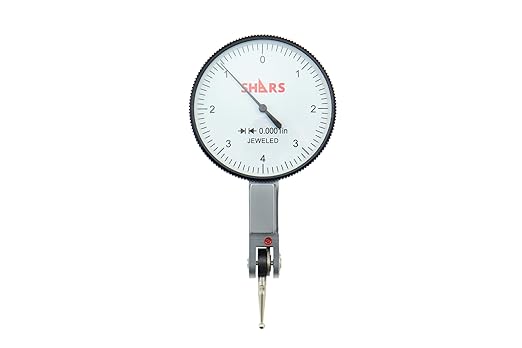 Shars 0.008" Large Face Dial Test Indicator, .0001" Graduation, 1.5" Face Diameter 303-3210 P]
