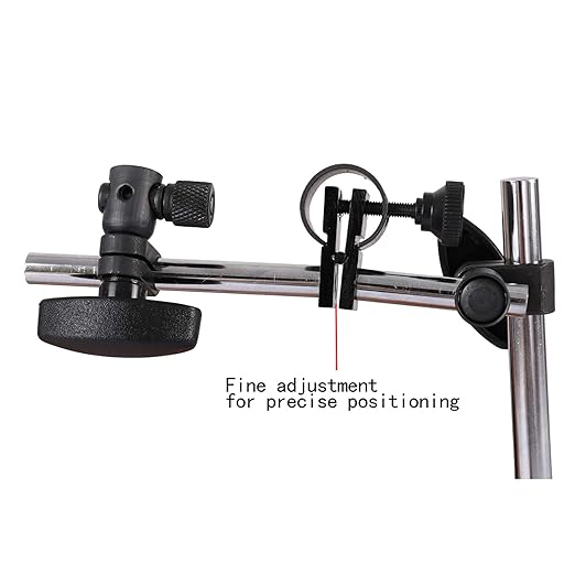 Dial Indicator with Magnetic Base Holder Fine Adjustable Long Arm 0-10mm Professional Gauge 0.01mm