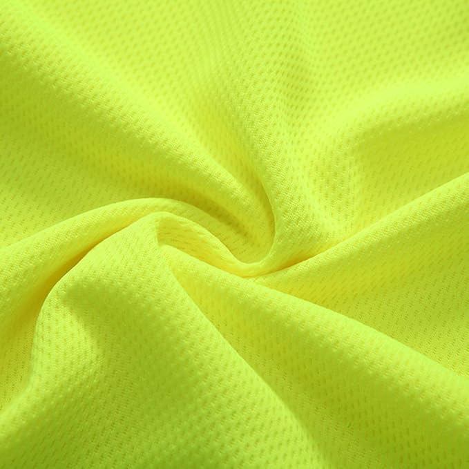 AYKRM Safety T Shirt Reflective High Visibility hi vis Long Sleeve T Shirt (XS-6XL)