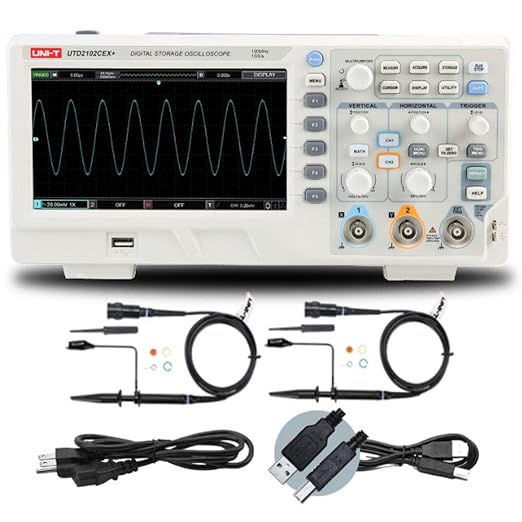 UNI-T UTD2102CEX+ 100MHz 2Ch DSO Digital Storage Oscilloscope