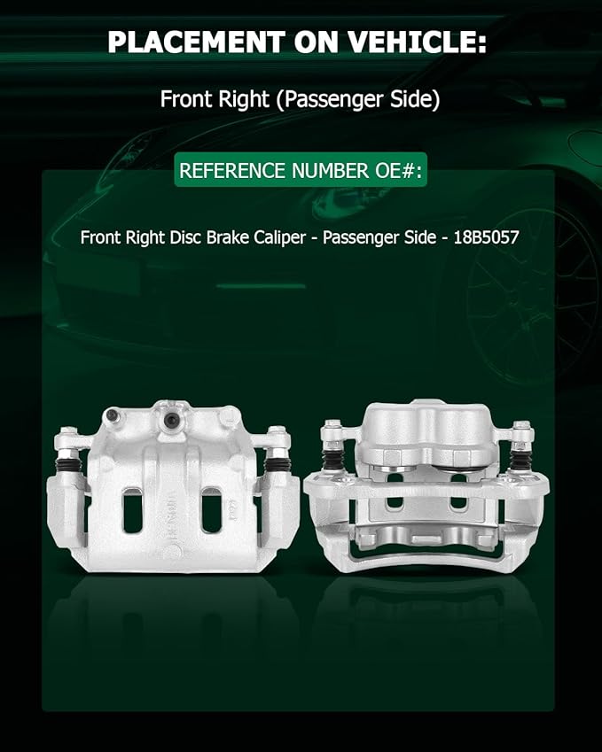 SCITOO 18B5057 Front Right Disc Brake Caliper Assembly w/Bracket for Chevy for Captiva Sport/for Equinox,for Pontiac for Torrent,for Saturn for Vue,for Suzuki for XL-7