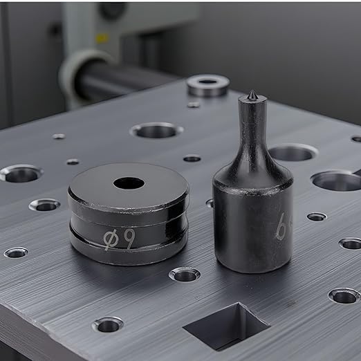 Hydraulic Punch Dies for CH-70, CH-70 Hydraulic Round Hole Punch Die Set, Upper Mold Dia: 26mm, Lower Mold Dia: 40mm for Steel, Copper, Aluminum and Heavy Duty Metal (15.5mm)