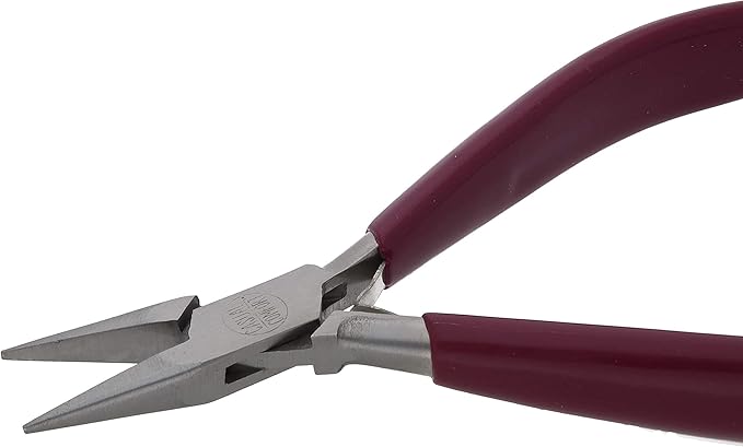 The Beadsmith Casual Comfort Chain Nose Plier - 6 inches (152mm)- Pvc Handle - European Design & Quality, Tool for Jewelry Making