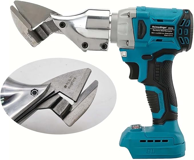 Brushless Cordless Metal Shear for Makita 18V Battery,Heavy Duty Electric Scissors for Cutting Metal/Iron,Stainless Steel,Carpet and Cardboard-Variable Speed