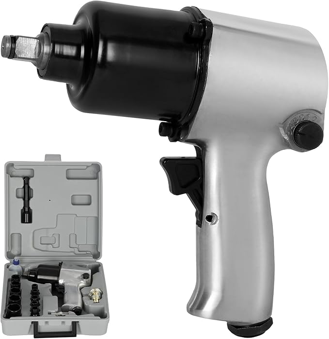 231C 1/2-inch-Drive Air Impact Wrench - 300 ft-lbs High Torque, Lightweight Industrial 231c Impact Tool (5 forward and reverse gears) for Automotive & Heavy Machinery - with Ergonomic Grip