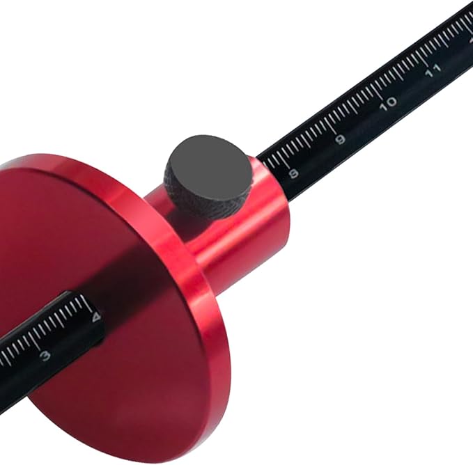 Yosoo Woodworking Scriber Aluminum Alloy Wheel Marking European for Woodworking Projects