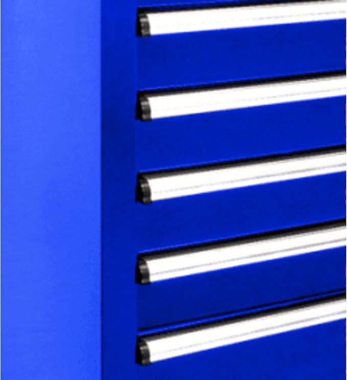 Homak H2PRO Series 72-Inch 21-Drawer Rolling Cabinet,