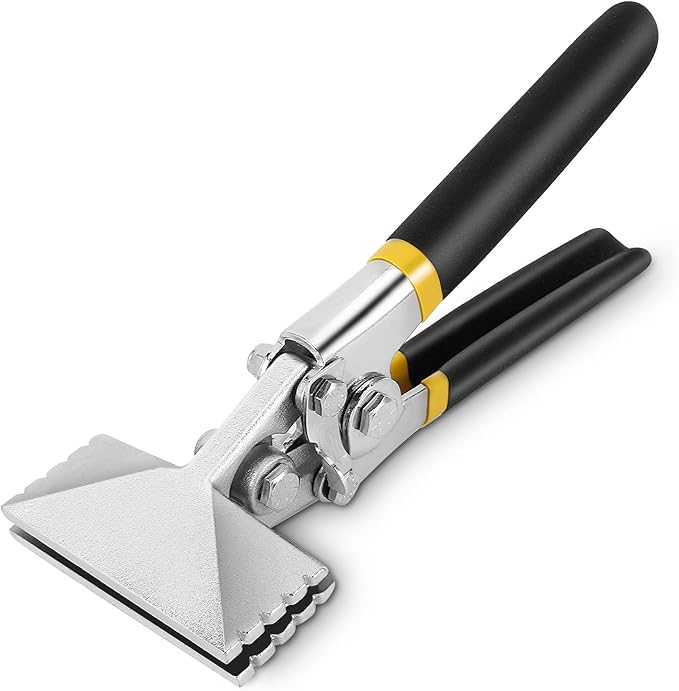 Hand Seamers Sheet Metal Tools,3 Inch Sheet Metal Bender Offset Handles Carbon Steel Straight Jaw Sheet Metal for Door, Bending, Seaming and Flattening Metal