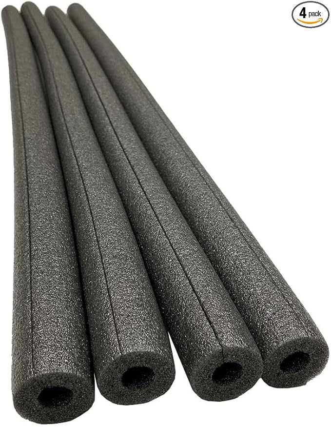 Foam King Brand Insulating Foam Pipe Covers. 3/4 inch by 3 feet, Pack of 4