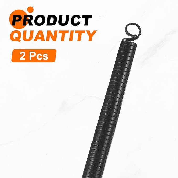 HARFINGTON 2pcs PVC Spring Tube Bender 12mm OD 520mm Long A Type Conduit Pipe Bender Bending Spring for Pipe Bending Devices in Home Hydropower, Black