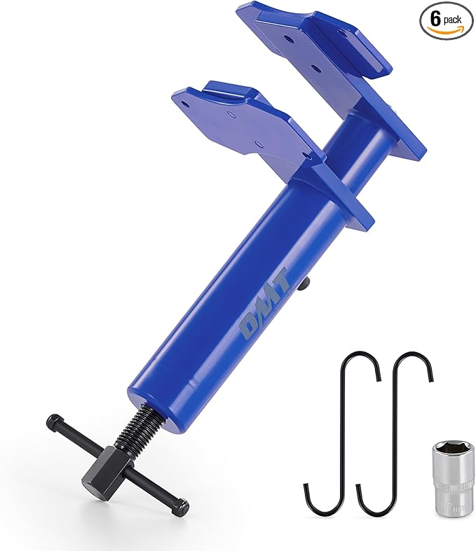 Orion Motor Tech Caliper Piston Compressor Tool, Universal Brake Caliper Tool for Multi Piston Brake Pad Spreader, Heavy Duty Brake Caliper Spreader Tool with Magnetic Expansion Plates & Hanger Hooks