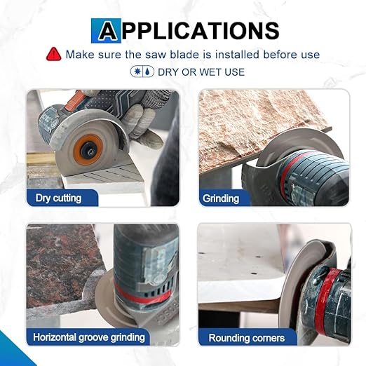 Rock Slab Grinding Disc - 7 inch Glass Cutter Disc 10pcs, Granite Cutting Disc, Diamond Grinder Wheel for Rock Slab, Stone, Tile, Marble, Granite, Glass Diamond Cutting Discs