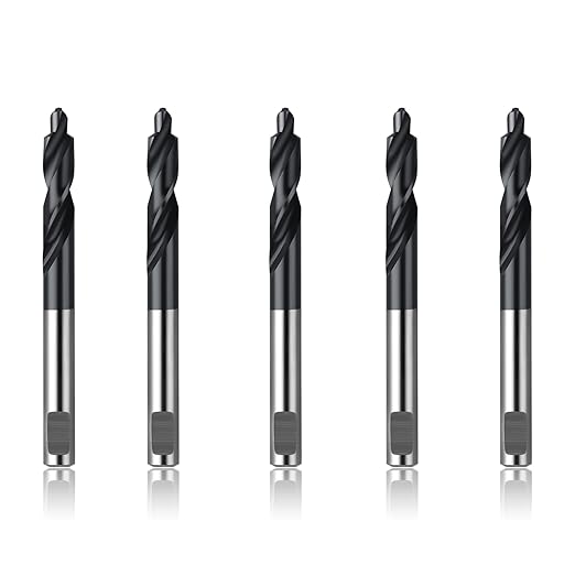 5PCS Stepped Pilot Drill Bits for Carbide Hole Saw