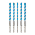 toolant 3/8" Concrete Drill Bit Set & Masonry Drill Bit Set, Shockproof Hex Shank Hammer Drill Bit Set for Glass/Brick/Plastic/Cement/Tile, Industrial Strength Carbide Drill Bit Tip, 3/8" 5pcs