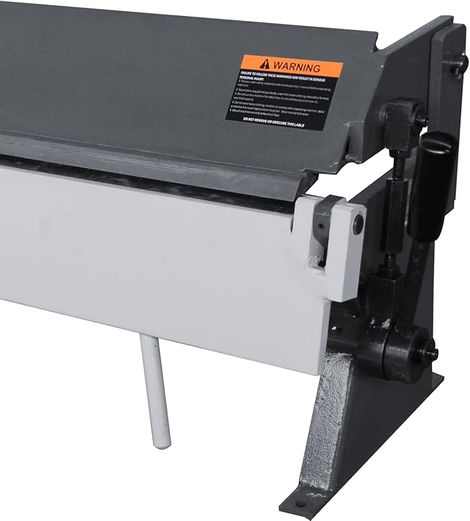 KAKA INDUSTRIAL Sheet Metal Brake, 36-Inch Metal Brake Bender, 20-Gauge Mild Steel Capacity, Heavy-Duty Precision Bending Brake, 0-135 Degree Adjustable Siding Brake W-3620