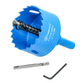 2 Inch Hole Saw with Arbor for Metal and Wood Cutting, Bi-Metal Hole Cutter, 2" Hole Saw Kit for Drywall, Wood, PVC Boards, Fiberglass and Vent Pipes