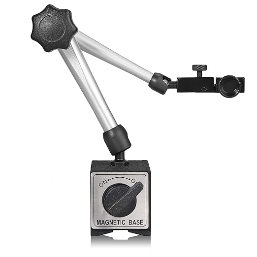 AUTOUTLET Magnetic Base Flexible Indicator Magnetic Base Holder Stand 14 Inch Adjustable Dial Indicator Magnetic Base with Max Pull 176Lbs (80Kgs) for Digital Dial Indicator Gauge