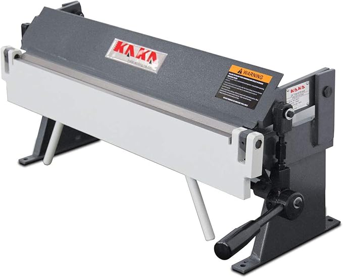 KAKA INDUSTRIAL Sheet Metal Brake, 24-Inch Precision Metal Brake Bender, 20-Gauge Mild Steel Capacity, Heavy-Duty 0-135 Degree Adjustable Aluminum Brake W-2420