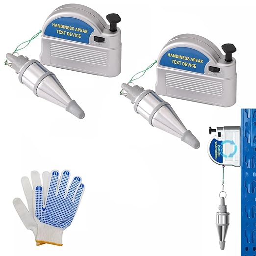 Retractable Plumb Bob, Automatically Stretch Line Quickly Stabilize Magnetic Retractable Plum Bob, for Construction Industry Assignments with 19.7 Ft Auto Recoil Cord & Quick-Stabilizing (2 Pcs)