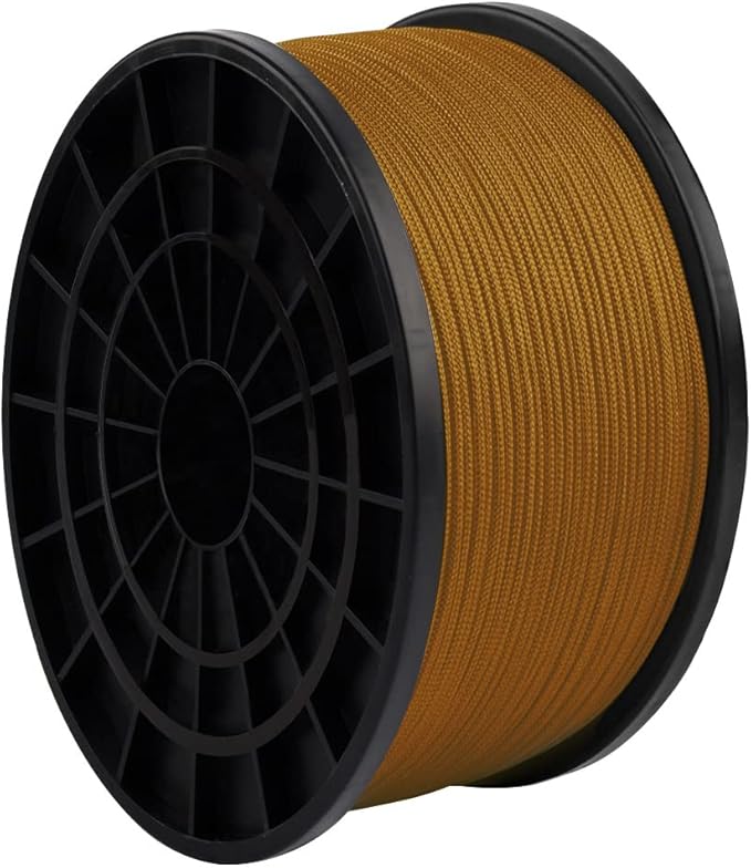HERCULES Type III Paracord 550 Paracord Rope Parachute Cord, 1000' Coyote Brown for Camping Cord, Survival Rope