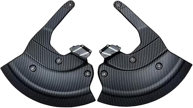 Motorcycle Front Brake Caliper Disc Guard Fairing Protector for BMW M1000RR S1000R S1000RR S1000XR 2020 2021 2022 2023 2024 Carbon Fiber Aero Disc Fender Accessories (ABS Carbon Fiber-Matte)
