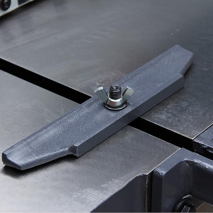 KAKA INDUSTRIAL Stomp Shear Machine - 52-Inch Heavy Duty Sheet Metal Shears for Cutting 16 Gauge Steel, 14-gauge Aluminum and Copper,Q01-5216 Foot Pedal Operated