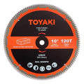 10-Inch Miter Saw Blade, 120-Tooth Fine-Finish Professional Woodworking Saw Blade for Miter Saws Table Saws and Circular Saws