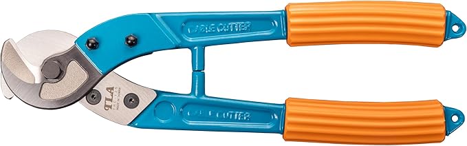 Teleantool (TLA) THC-125 12-Inch Heavy Duty Cable Cutter – Aluminum Handle, Cuts 250MCM Copper & Aluminum Wire