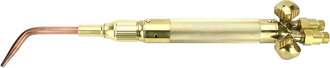SÜA - Heavy Duty Oxy-Fuel Torch Compatible with Harris with Check Valves + Cutting Tip + Welding Tip (Acetylene)