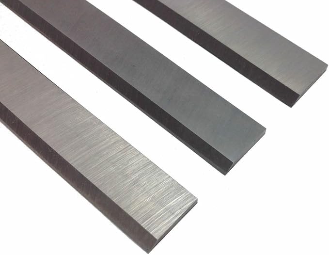 FOXBC 6-1/8-Inch x 11/16-Inch x 1/8-Inch Jointer Planer Knives for Craftsman, JET, Ridgid, Delta 6" Jointer Planer - Set of 3