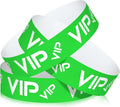 Teling 500 Pack VIP Plastic Wristbands Bracelets Party for Events VIP Custom Wristbands Plastic Bracelets Tear proof Waterproof Wrist Bands Arm Bands for Events Concerts