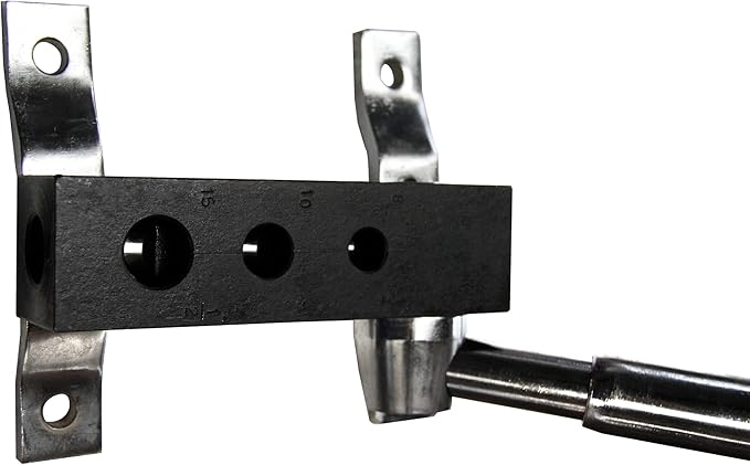 KAKA INDUSTRIAL Pipe and Tube Notcher Manual for 1/4 in, 3/8 in, 1/2 in Inside Diameter, 90 Degree High Precision Light Weight RA-1