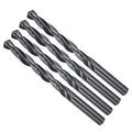 Drill Bit, 8.5mm Cutting Diameter, 4241 HSS Nitriding Black 118° Cutting Angle Versatile Jobber Bits - (Applications: for Drilling Plastic Wood Soft Metal), 6-Pieces