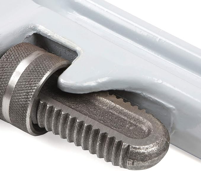 Stark USA "3PCS Aluminium Pipe Wrench Adjustable Jaw Plumbing Pipe Wrench (14" 18" 24" inch) Pipe Wrench Set, silver (18849)