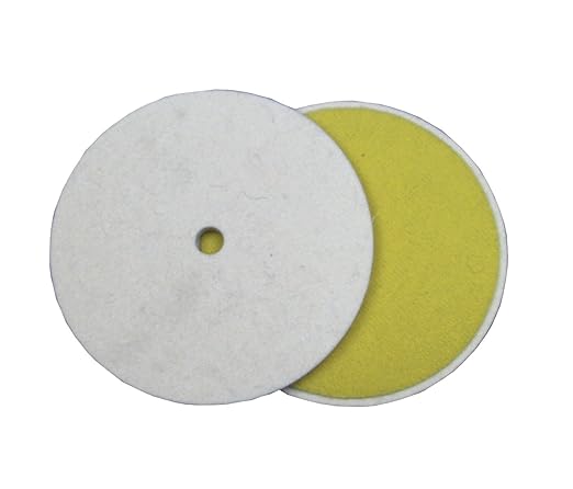 CS Unitec 80715 FIX SuperPolish Felt Disc for The FIX Hook and Loop System, 4-1/2" Diameter (Pack of 10)
